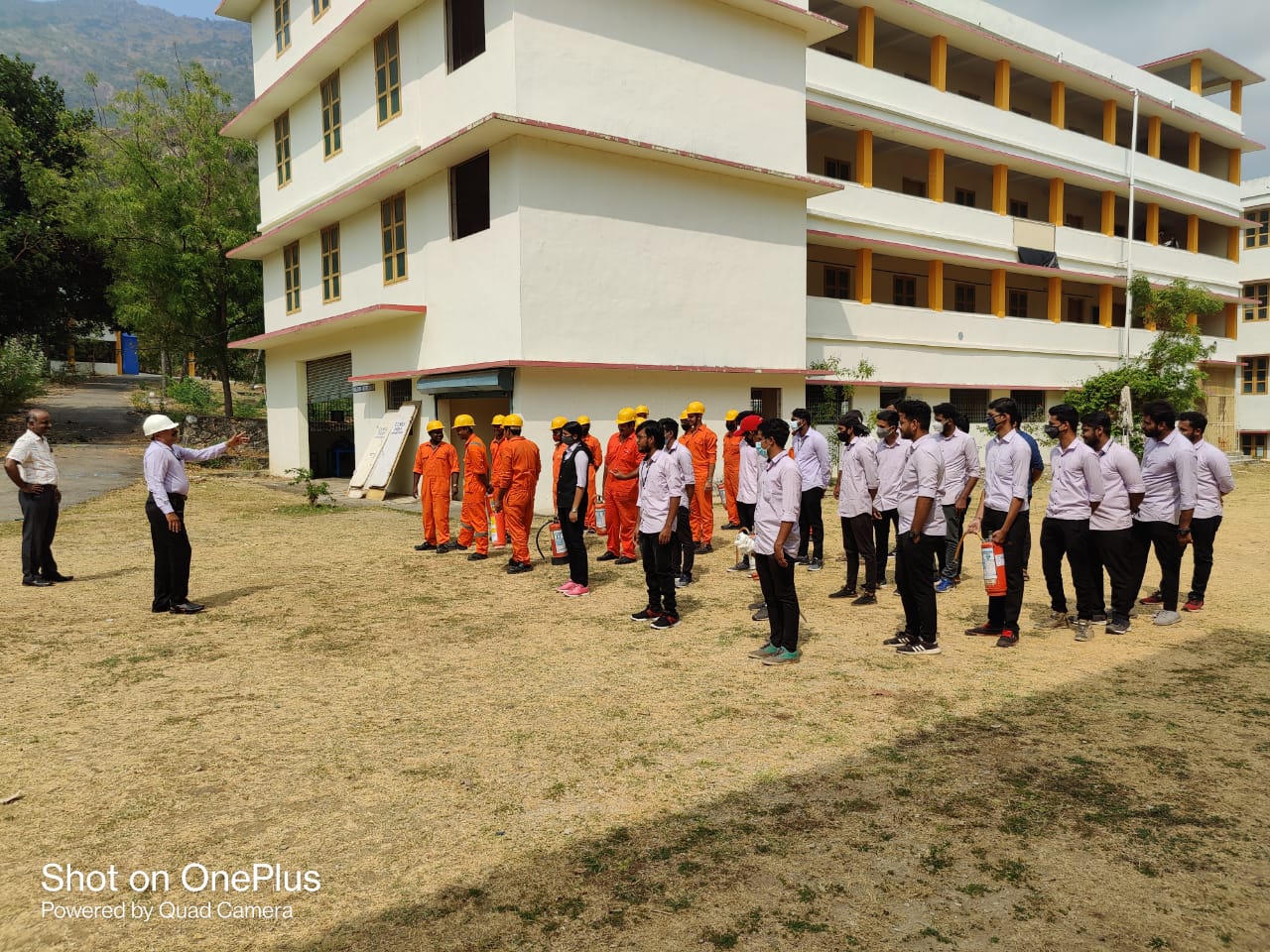 Fire Drill and Firefighting demo being conducted in association with Marine Department on 18th March 2021.
